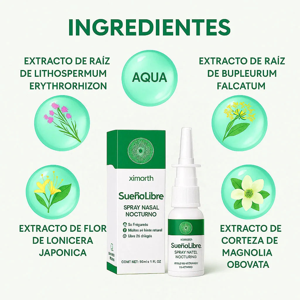 🌿 Spray Nasal SueñoLibre - Respira mejor esta noche