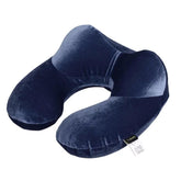 Almohada de viaje en forma de U para avión Almohada inflable para el cuello