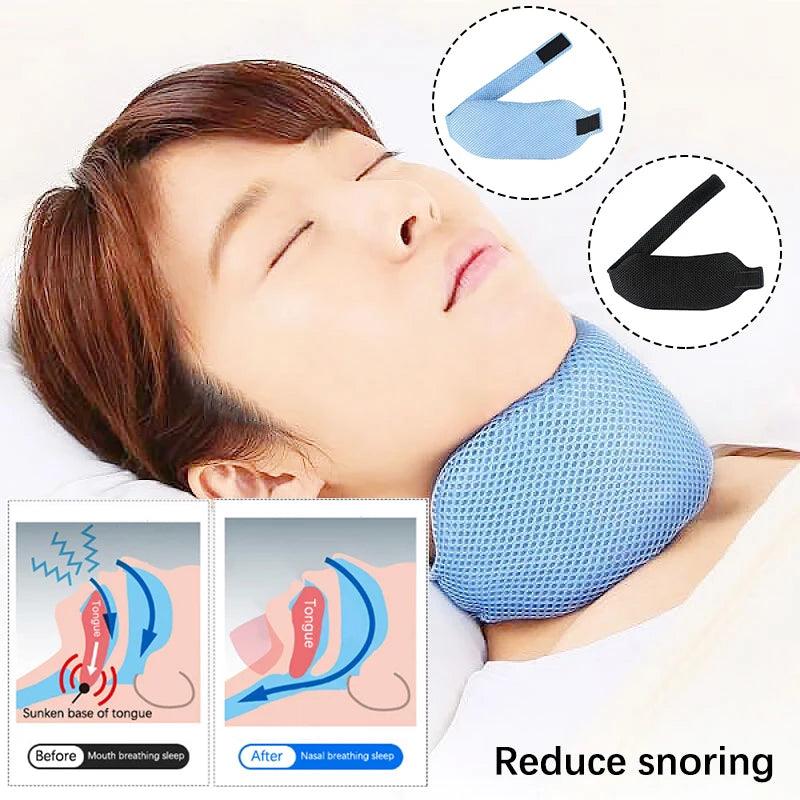 Anti Ronquido Mentonera Ajustable - Stop Snoring Sleep Neck